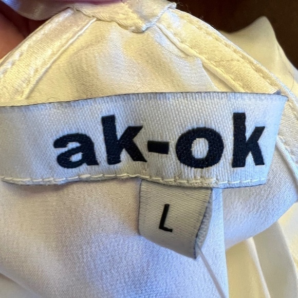 AKOK Anamika Khanna Women's Printed Silk Slipdress - Large - Picture 8 of 10